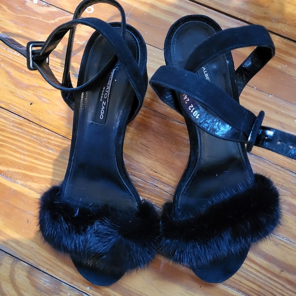 Alberto Zago Fluffy Heels 37.5 - Picture 2 of 4